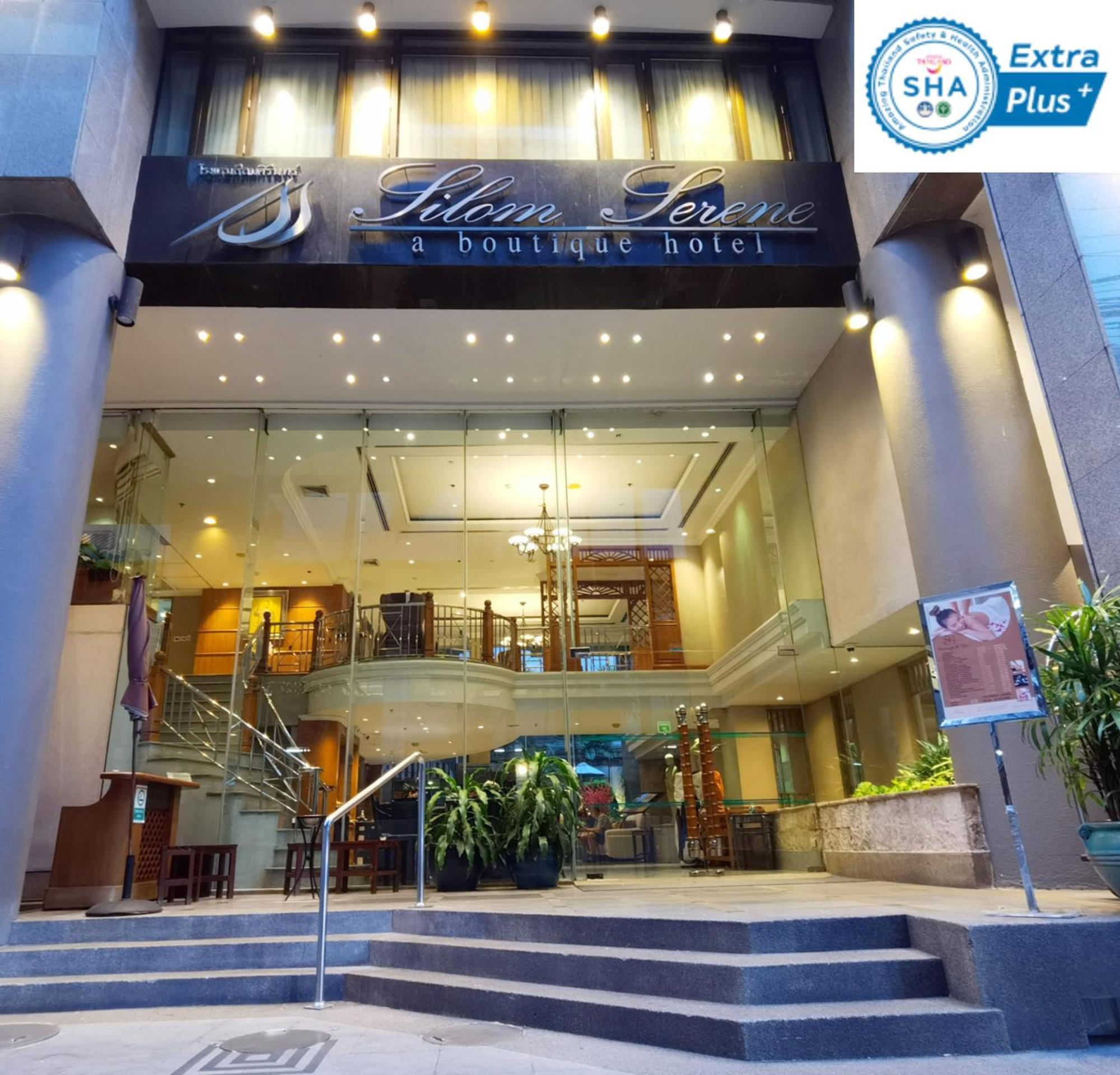 Silom Serene A Boutique Hotel - Sha Extra Plus Bangkok Exterior photo